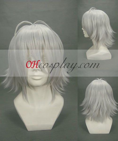 Inazuma έντεκα ασημένιο Λευκό Cosplay Wig
