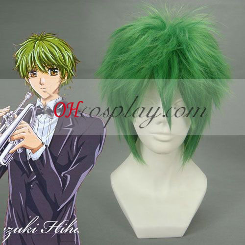Primo Passo Kazuki Hihara verde cosplay peluca