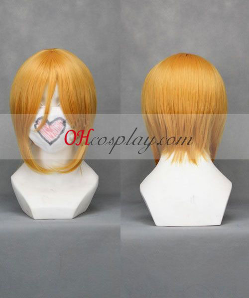 Letter Bee Niche Yellow Cosplay Wig