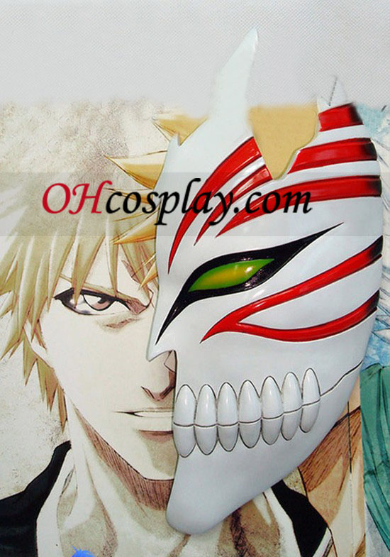 Blekemidler Cosplay tilbehør Ichigo halve hule maske (Deluxe Edition)