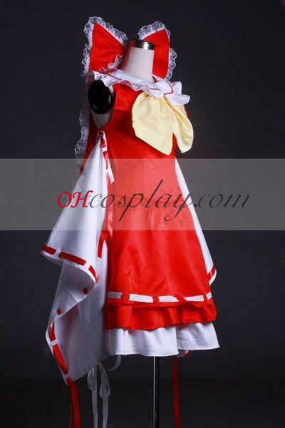Touhou projekt Hakurei Reimu Cosplay Costume-Advanced po meri