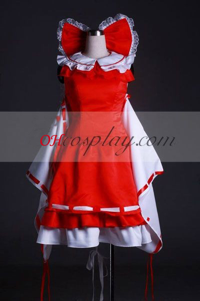 Touhou projekt Hakurei Reimu Cosplay Costume-Advanced po meri