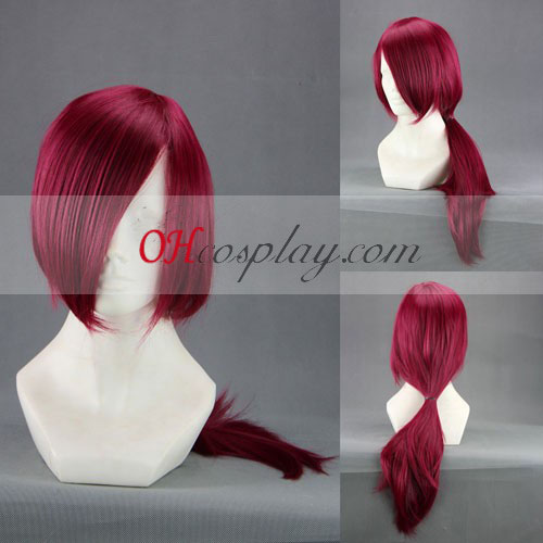 Brave10 Yuri Kamanosuke Wine Red Cosplay Wig Australia