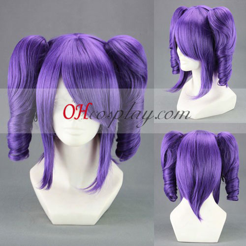 Bleach Katenkyoukotsu Purple Cosplay Wig