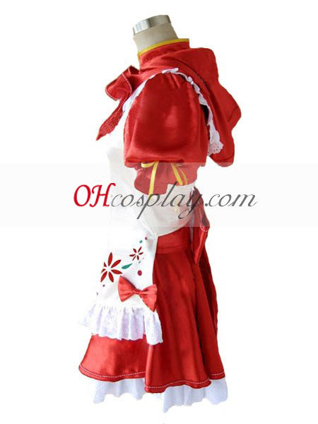 Vocaloid Project Diva Red Miku Cosplay Costume