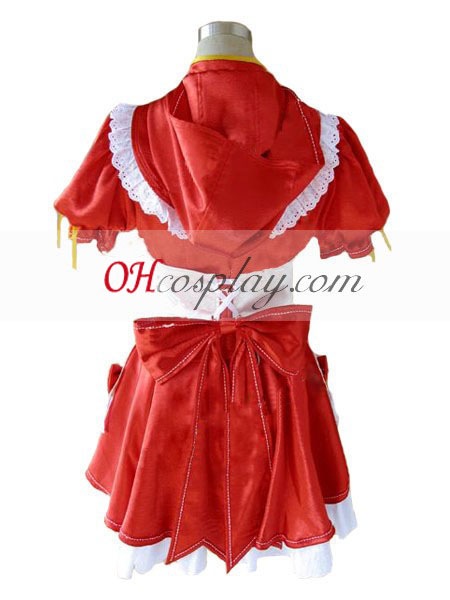 Vocaloid Project Diva Red Miku Cosplay Costume