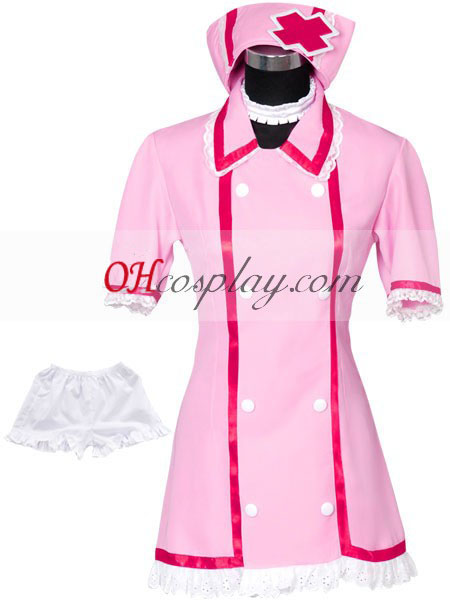 Vocaloid Nurse Miku Cosplay Costume