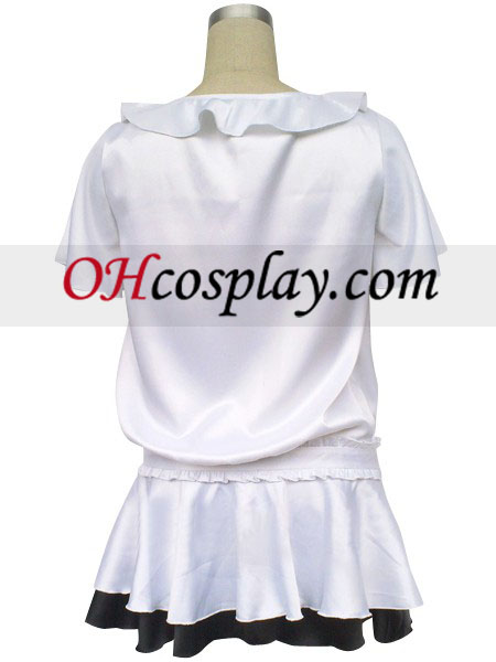 Vocaloid Hatsune Miku hvit kjole Cosplay kostyme