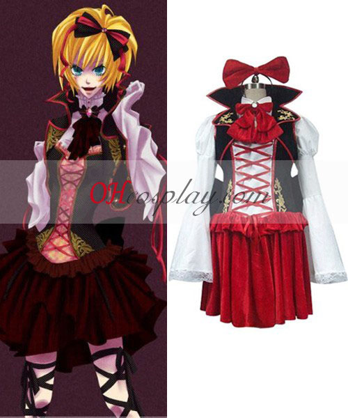Vocaloid Sandplay Singing of The Dragon Rin Cosplay Costume