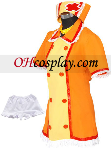 Vocaloid Kagamine Rin Orange Uniform Cosplay Costume