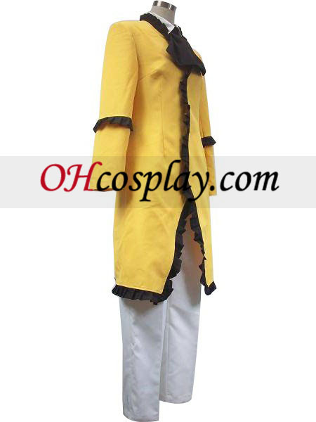 Vocaloid служител на злото жълт Cospaly костюм