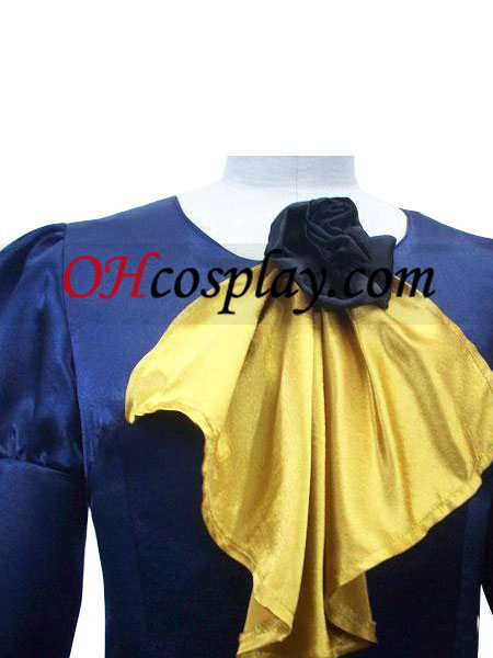 Vocaloid Kagamine Rin blauwe en gele Cosplay Costume