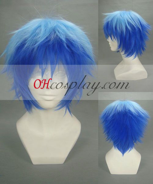 Vocaloid Kaito Light&Dark Blue Cosplay Wig
