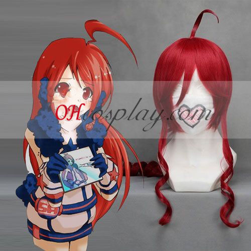 Vocaloid Miki Red Cosplay Wave Wig