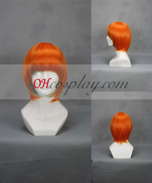 Vocaloid Miku Halloween Orange Cosplay Wig