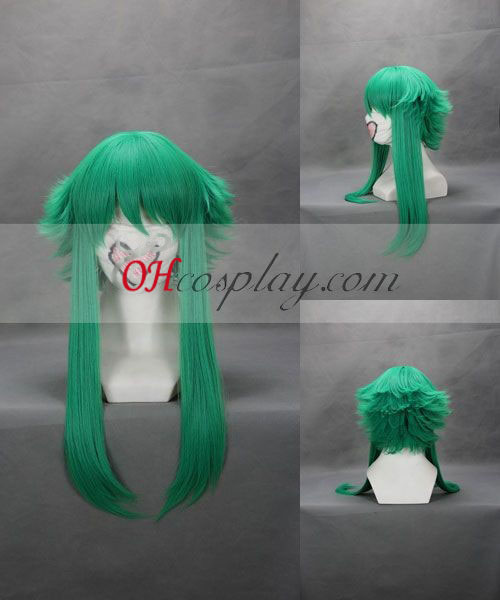Vocaloid Gumi Green udklædning Paryk