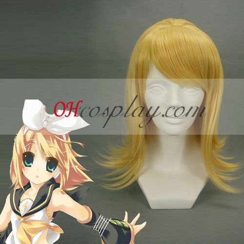Vocaloid Kagamine Rin Yellow Cosplay Wig