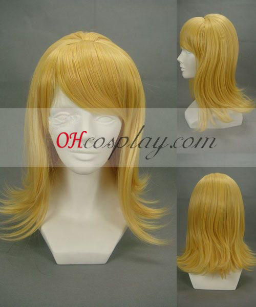 Kagamine Vocaloid να καταβληθεί Κίτρινο Cosplay Wig