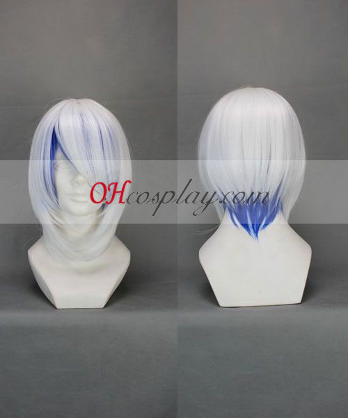 Vocaloid Snow Miku White&Blue Cosplay Wig