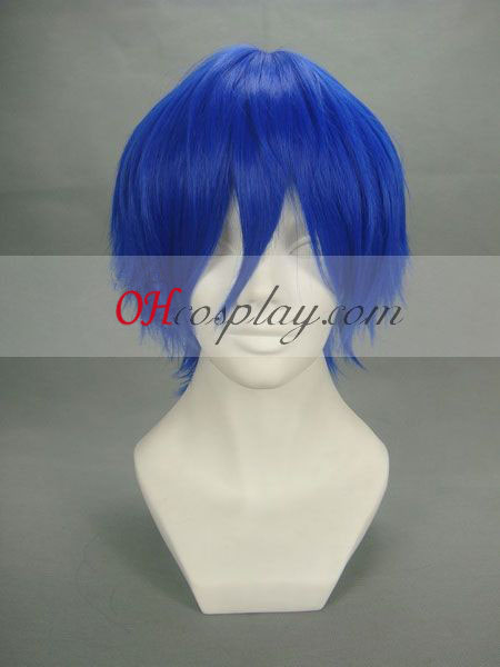 Vocaloid Kaito azul cosplay peluca