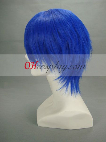 Vocaloid Kaito azul cosplay peluca