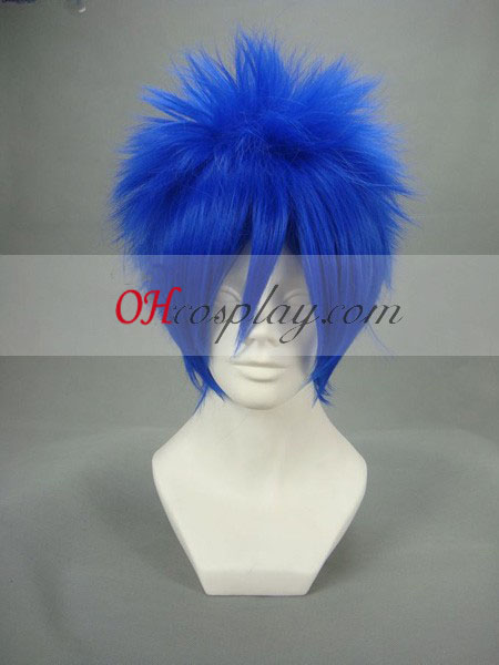 Kaito Vocaloid Cosplay peruca azul-escuro