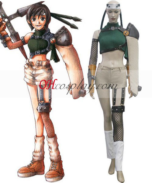 Final Fantasy VII Yuffie Kisaragi Cosplay Kostüme Kostüm