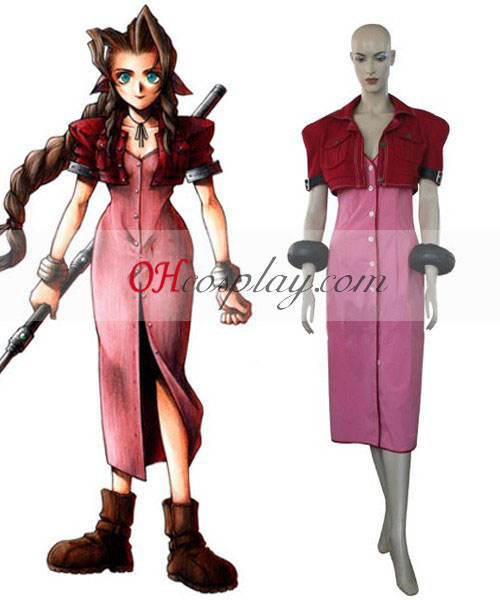 Final Fantasy VII Aerith Cosplay Kostüme Kostüm