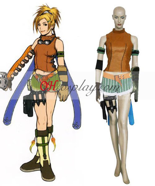 Final Fantasy X Rikku Cosplay Kostüme Kostüm
