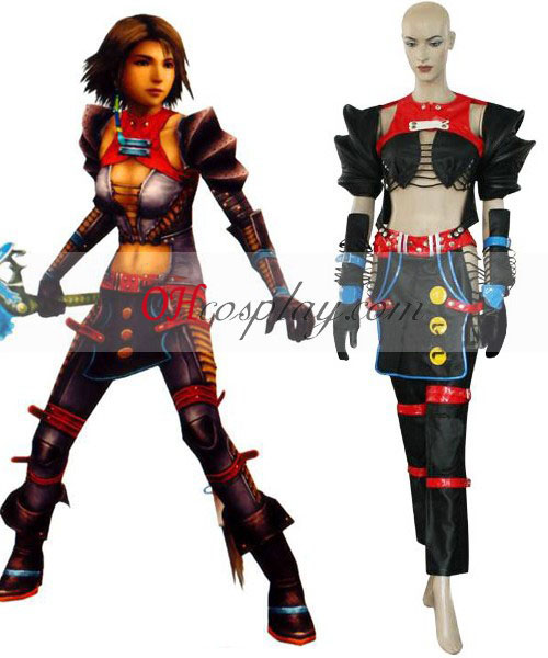 Final Fantasy X-2 Warrior Yuna Cosplay Kostym