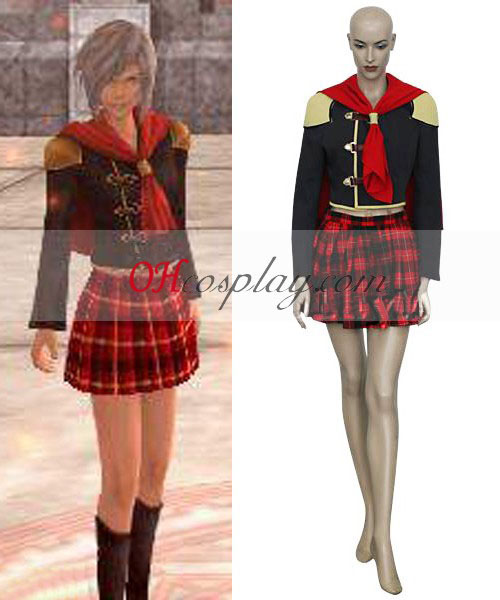Final Fantasy XIII Agito Garota Cosplay Traje uniforme