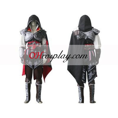 Assassin\'s Creed II Ezio Black Edition Cosplay Costume