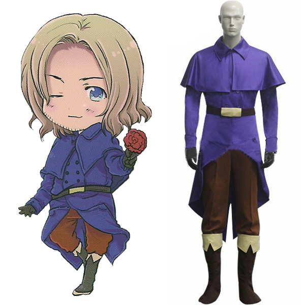 France Cosplay Costume from Axis Powers Hetalia