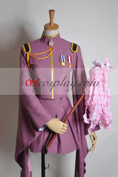 Vocaloid Thousand Cherry Tree Miku Uniform Cosplay Costume