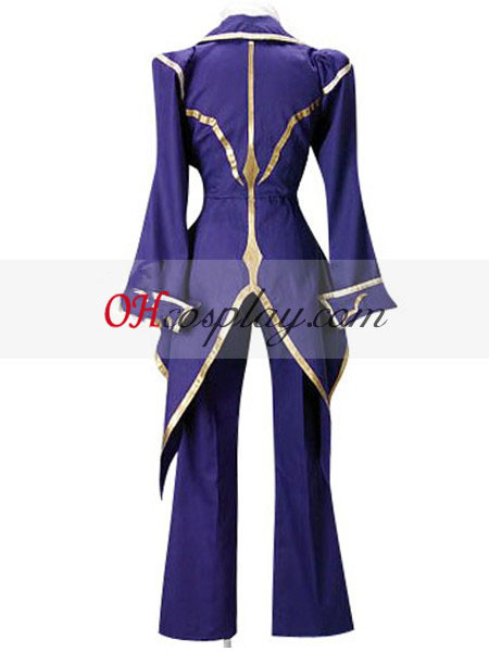 Kode Geass Lelouch Zero udklædning Kostume