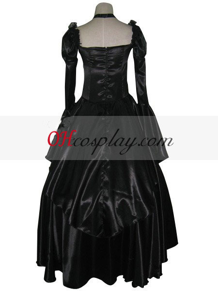 Code Geass C.C Black Dress Cosplay Costume