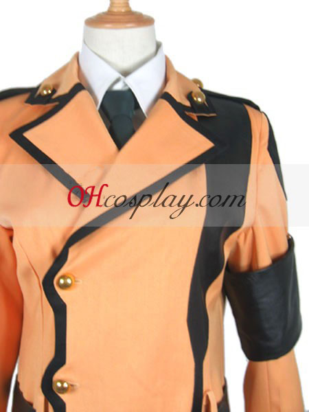 Code Geass Kururugi Suzaku Uniform Cosplay kostyme