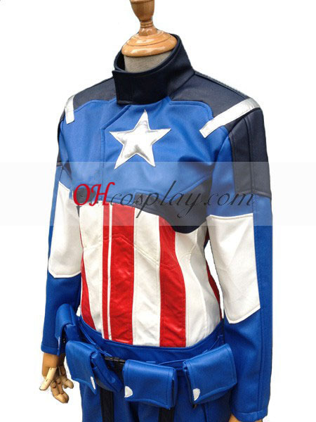 Captain America kože Cosplay kroj
