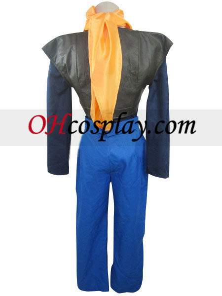 Dragon Ball Super Andriod Uniform Cloth Combined Leather Costume