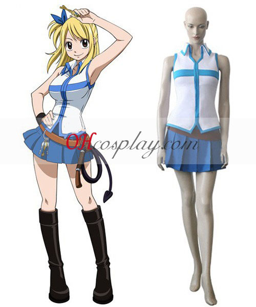 Fairy Tail Lucy Heartfilia Cosplay kostyme