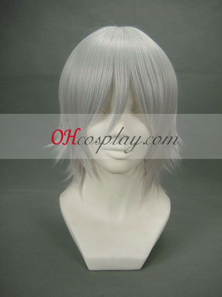 Hakuouki Hijikata Toshizo Greyish White Cosplay Wig