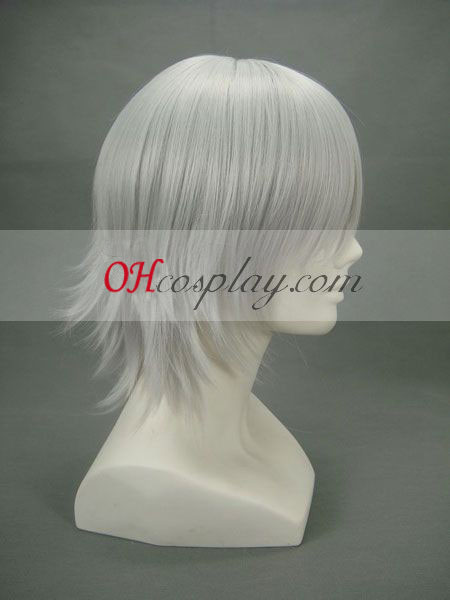 Hakuouki Hijikata Toshizo Greyish White Cosplay Wig