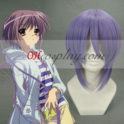 Haruhi Suzumiya Nagato Yuki Light Purple Cosplay Wig