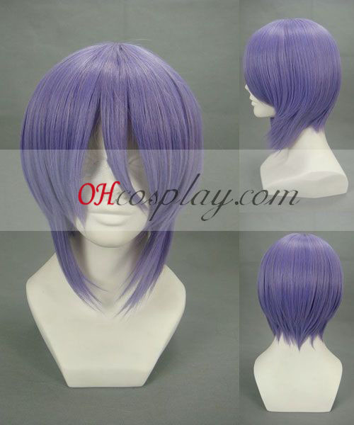 Haruhi Suzumiya Yuki Nagato Luz Púrpura Cosplay peruca