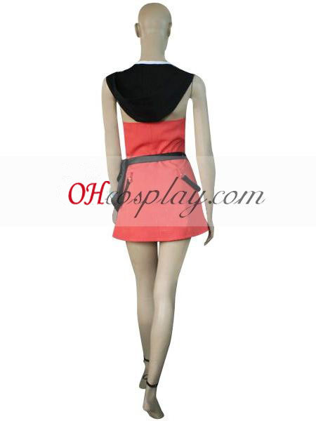 킹덤 하츠 2 kairi 분홍색 드레스 의상 코스프레 