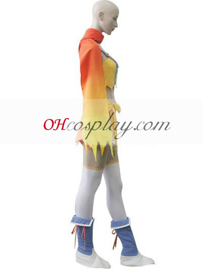 Kingdom Hearts 2 fe Rikku udklædning Kostume