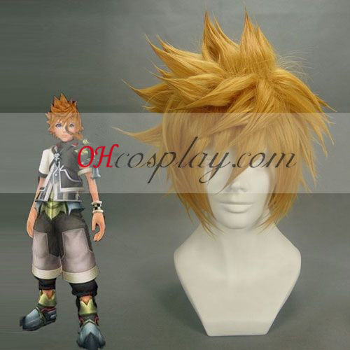 Kingdom Hearts Roxas Yellow Cosplay Wig