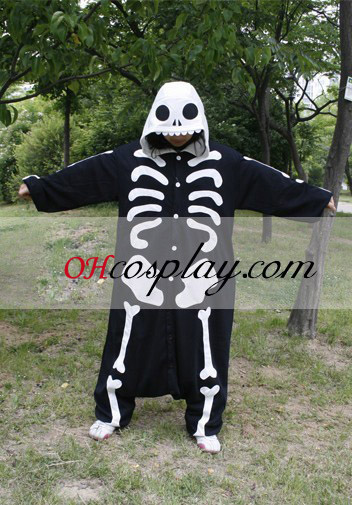 Menselijk skelet Kostuum Kigurumi Pyjama