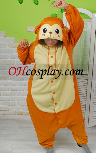 Süße Monky Kigurumi Kostüm Schlafanzug