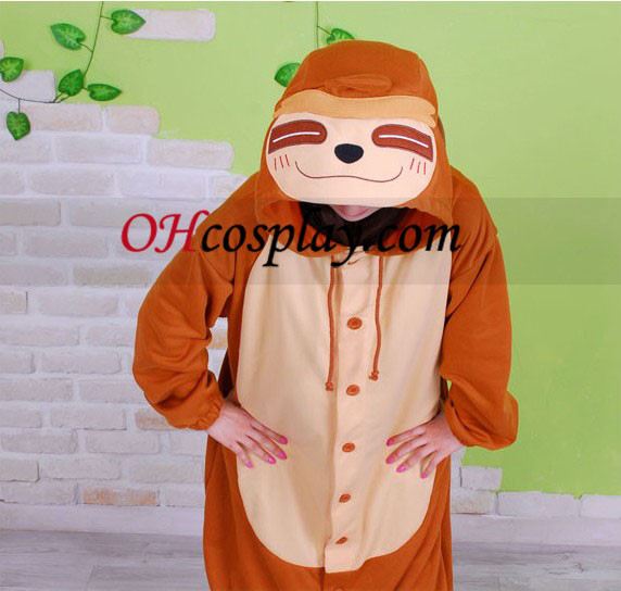 Sloth βιολονίστα Μίμι Μίτσελ Monkey Kigurumi Costume Πιτζάμες 